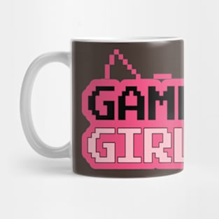 Girl gaming pixels style Mug